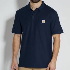 carhartt navy polo