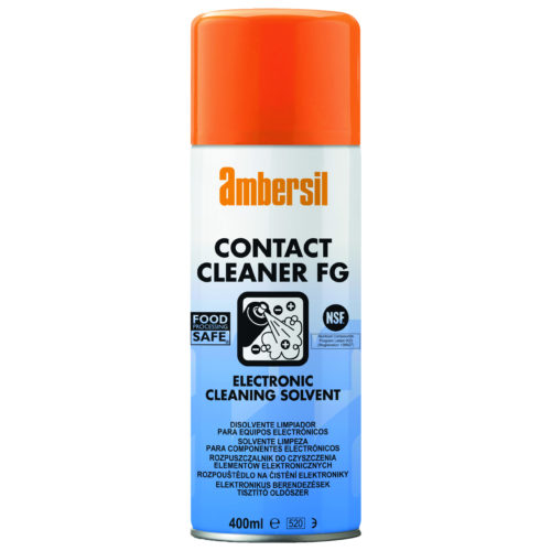 Ambersil Food Grade Contact Cleaner 400ml - Food Grade Electronic Cleaning Solvent