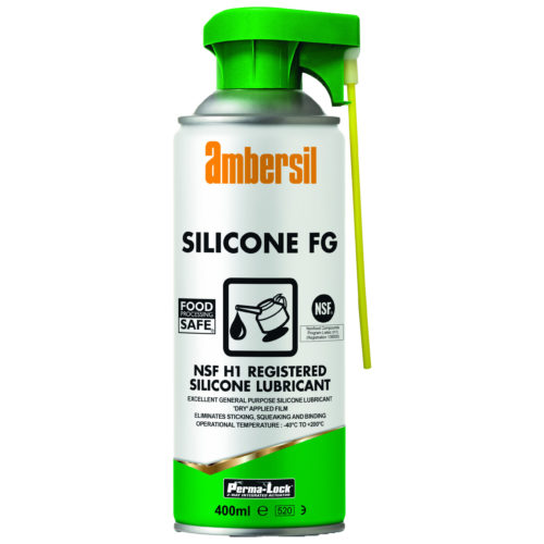 Ambersil Food Grade Silicone Lubricant 400ml - NSF H1 Registered Silicone Lubricant
