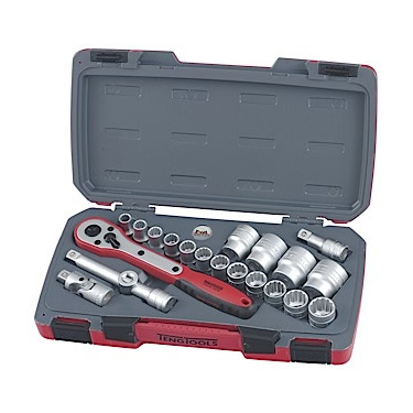 Teng Tools ½" Drive Socket Set - T1221 - 21pcs