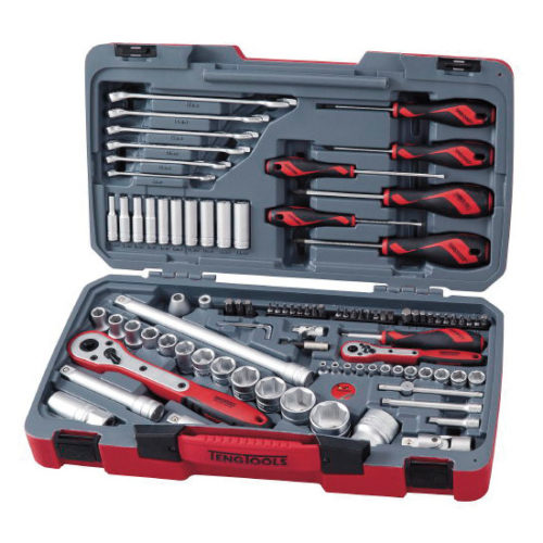 Teng Tools ¼" and ½" XL Socket Set Tool Kit - TM095