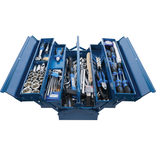 BGS Metal tool case including tool assortment 137pcs