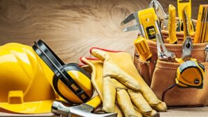 Hand tools and safety workwear