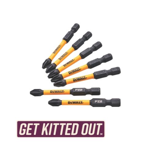 DeWALT 5+2 PZ2 Screwdriver Bit Pack