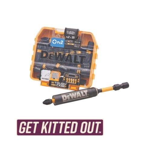 DeWALT PZ2 Screwdriver Bit Pack & Bit Holder