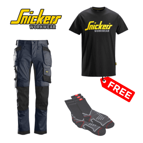 Snickers 6241 Workwear Bundle – FREE T-Shirt